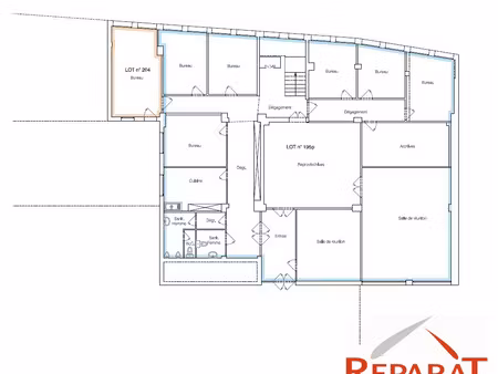 achat local professionnel 837m² tulle 19000