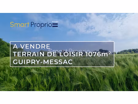 terrain de loisir à vendre 1076 m2 guipry-messac (35480)