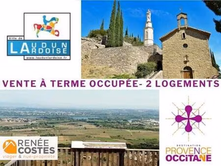 vente à terme occupée sur 84 mois - laudun l ardoise (30290)