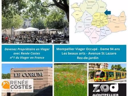 viager occupé - f94 ans - montpellier (34000)