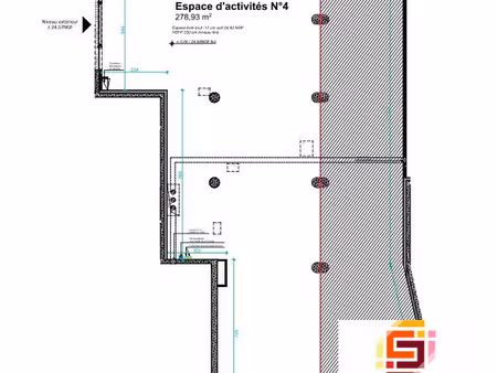 location local commercial 279m² vernon 27200