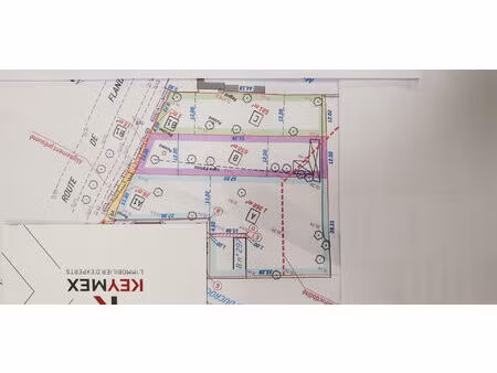 en exclusivité :terrain à batir les ageux 1404 m2