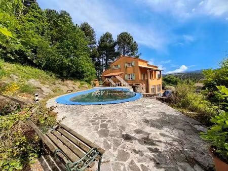au cœur des cévennes  maison environ 170 m²  piscine