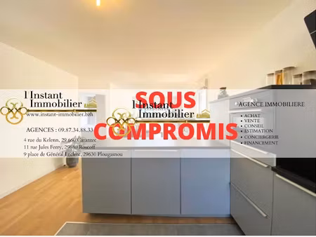 vente appartement 2 pièces 57.88 m² à carantec (29660)  260 000 €