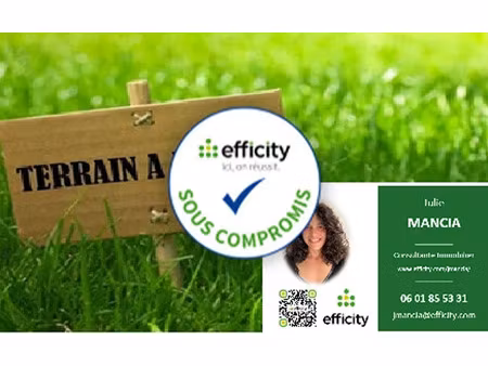 vente terrain 1081 m² à sireuil (16440)  38 500 €