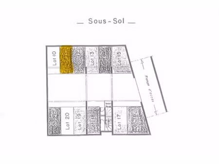 vente parking 12 m² à longjumeau (91160)  7 000 €