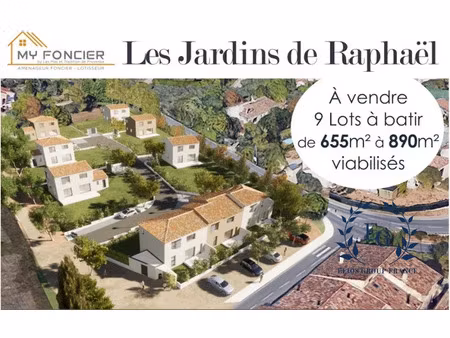 vente terrain à batir 670 m² à meyreuil (13590)  290 000 €