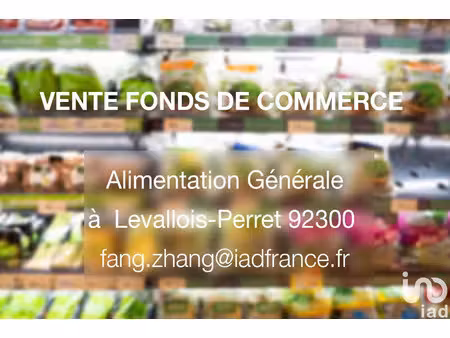 vente commerce 60 m² levallois-perret (92300)