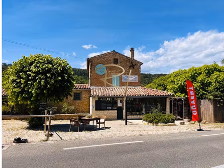 a vendre restaurant : murs et fonds avec logement sud ardech