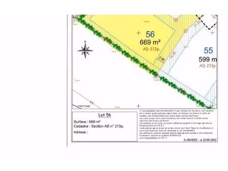 terrain sarceaux m² t- à vendre  45 140 €