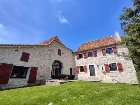 charmante ferme béarnaise avec maison d'amis  piscine et vue sur les pyrénées