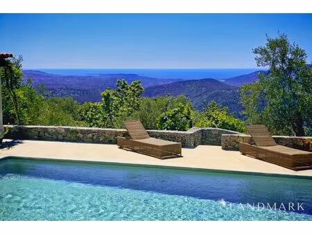 cabris - exclusivité - domaine provençal avec maison d’amis  tennis  piscine chauffee et..