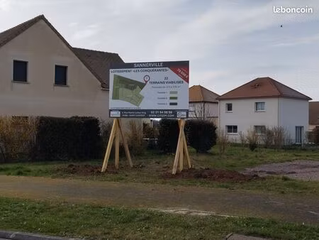 terrain 499 m² sannerville