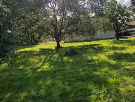 beau terrain constructible 900 m2 arboré et clos