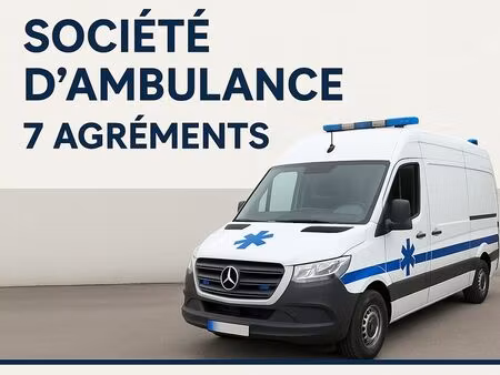 à céder – société d’ambulance – 7 agrements ambulances golfe de saint-tropez