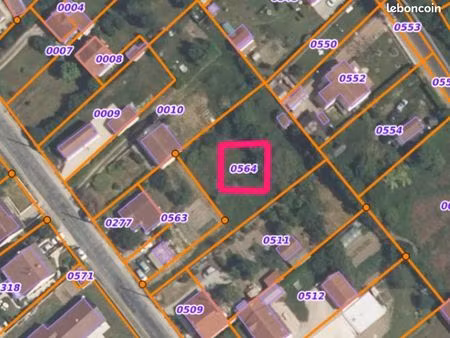 terrain 1103 m² coullons
