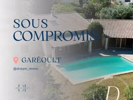 maison individuelle avec garage et piscine
