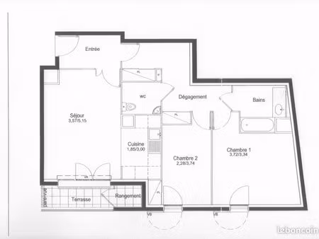 appartement 3 pièces