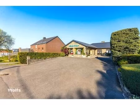 jolie villa avec partie commerciale  jardin et garages !