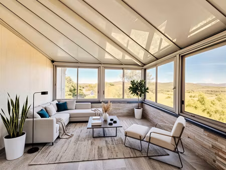 villevieille  maison spacieuse t7 sur parcelle de 380 m2 de terrain   garage de 30 m2