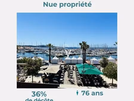 nue propriété - appartement t2 de 60 m2 avec terrasse - monsieur 76 ans