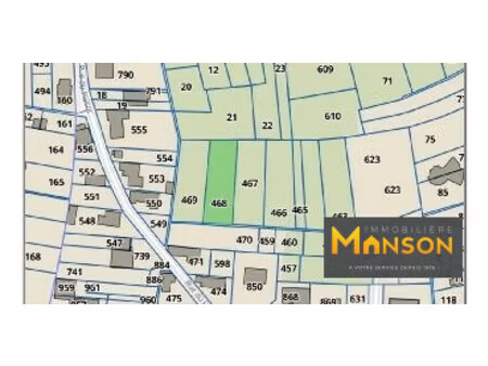 neuves-maisons  parcelle de terrain de 710 m²