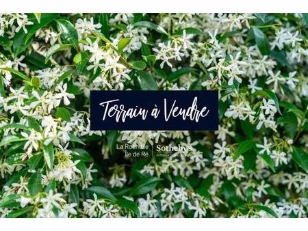 terrain de 1200 m2 - loix  nouvelle-aquitaine