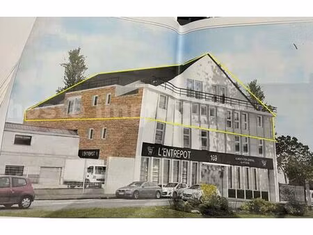 tourcoing rue de toulon - terrain + volume d aire - en double acces - permis en cours