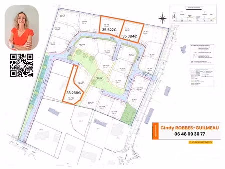 terrain à vendre de 704 00 m² roullours (14) - vire normandie