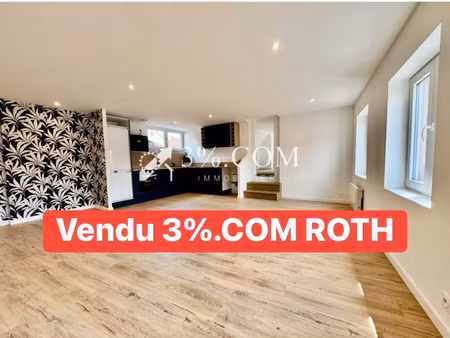 3%com très beau f3 entièrement refait à neuf