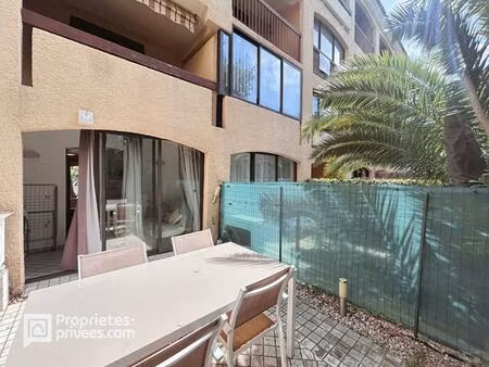 rez-de-jardin de 23 m² à bormes les mimosas