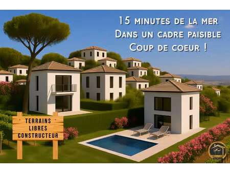 terrains libres constructeur à 18 min de narbonne