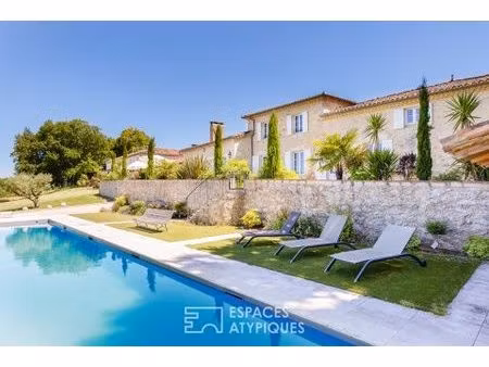 demeure de prestige à condom mêlant charme de l'ancien et rénovation contemporaine