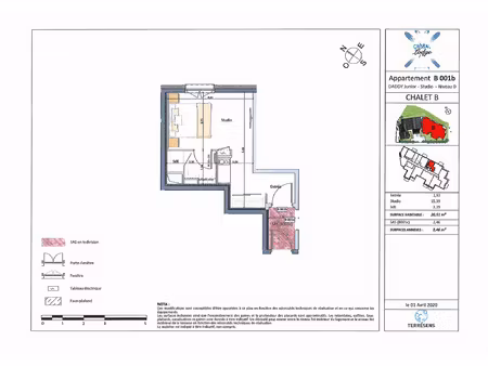 achat appartement 1 pièce 20m² st chaffrey 05330