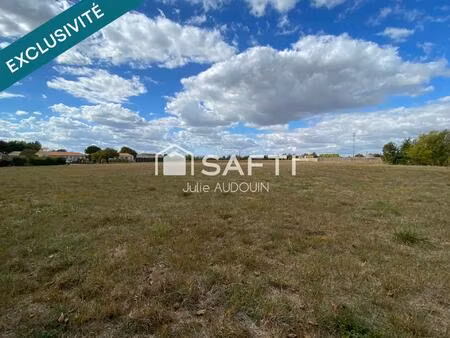 terrain à bâtir – plus de 39 000 m² – blanzac-lès-matha (à 2 min de matha)