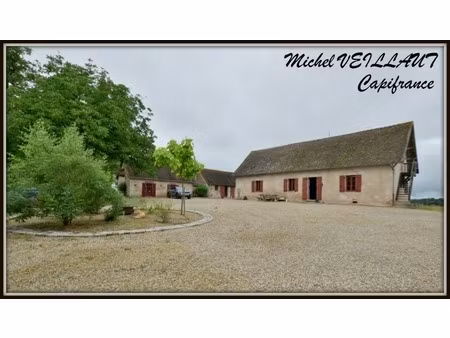 propriete à vendre maison 7 pièces thionne (03)  barn 12 box  bâtiment agricole  2 gîtes  