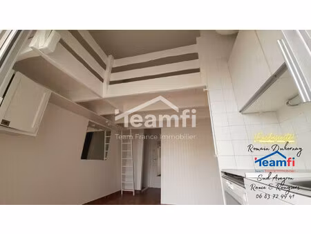 studio mezzanine 26m² dans résidence sécurisée