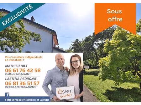 maison au calme avec beau jardin de 1359 m²
