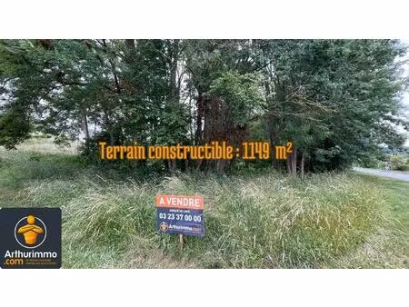 vente terrain chamouille (02860)