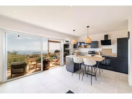 appartement à nice vinaigrier/villefranche-sur-mer - terrasse - vue panoramique mer - pisc