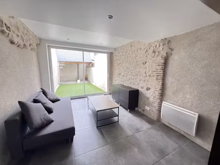 maison de ville duplex meublée 3 pièces 46m2 avec cour