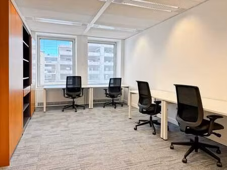 espace de bureau privé pour 3 personnes àhq rue de la loi 62