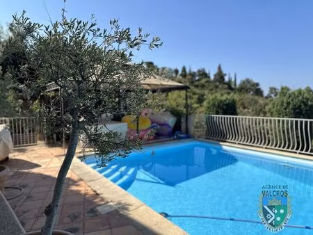 vente villa vuer mer 6 pieces garage piscine au domaine de valcros la londe les maures