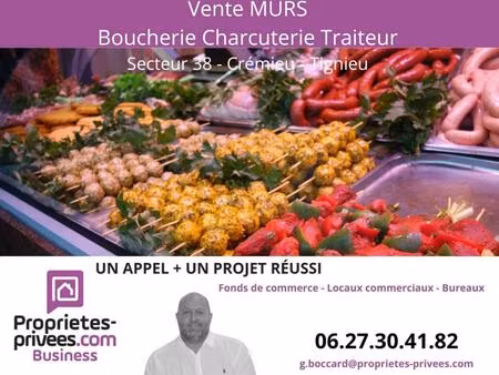 secteur cremieu - murs commerciaux 83 m²