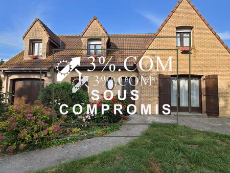 pavillon individuel  semi-plein-pied  4 chambres  jardin à bois-en-ardres.