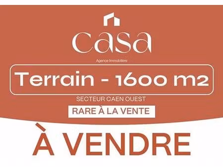 terrain de 1631 m2 - verson  normandie