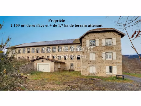 vente locaux professionnels 2150 m² à ambert (63600)  260 000 €