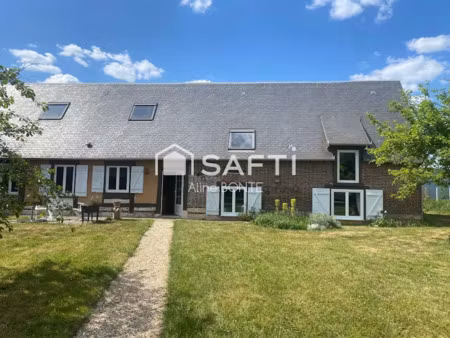 vente maison 6 pièces 170 m² à les baux-sainte-croix (27180)  269 000 €
