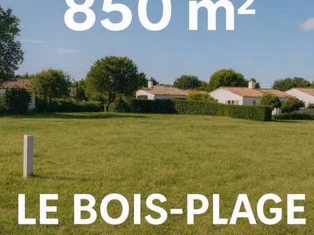 vente terrain au bois-plage-en-ré (17580) : à vendre / 850m² le bois-plage-en-ré