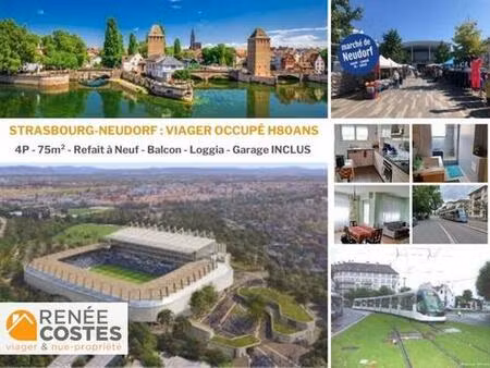 viager occupé - h80 ans - strasbourg (67100)